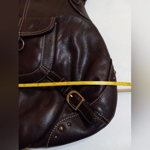 Hard to Find Hayden Harnett Ana Hobo Handbag in Chocolate Brown Leather - Picture 4 of 16